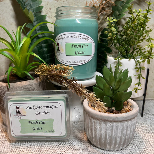 Fresh Cut Grass Candles and Wax Melts