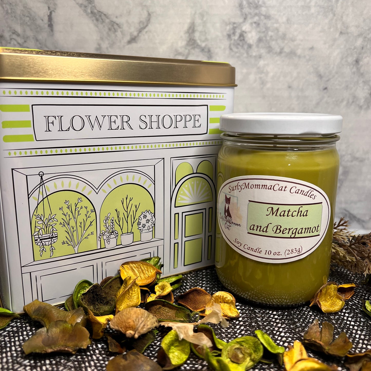 Matcha and Bergamot Candles and Wax Melts