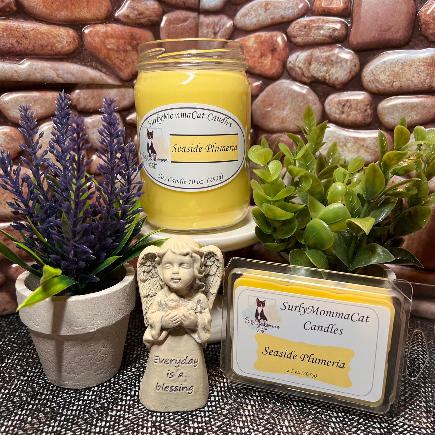 Seaside Plumeria Candles and Wax Melts