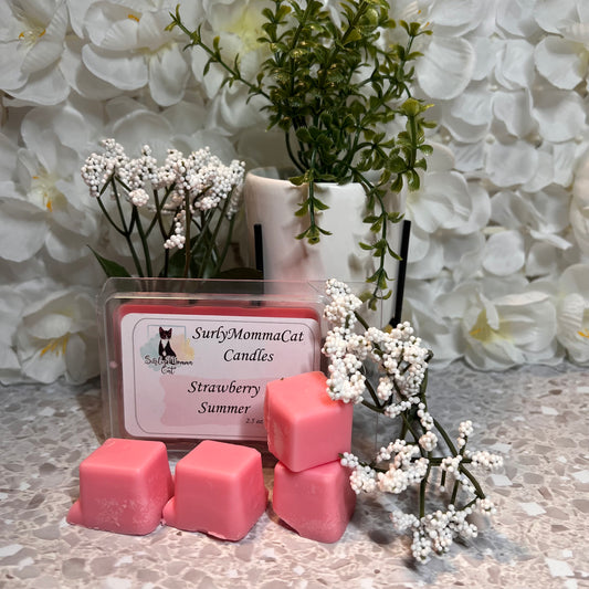 Strawberry Summer Candles and Wax Melts