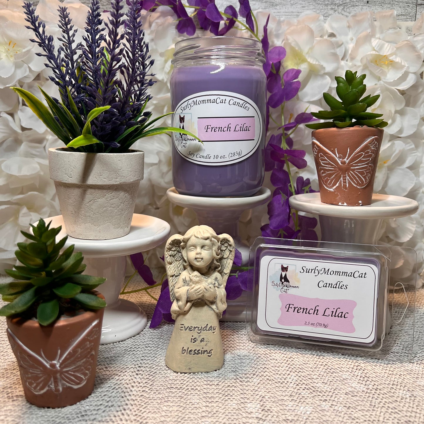 French Lilac Candles and Wax Melts