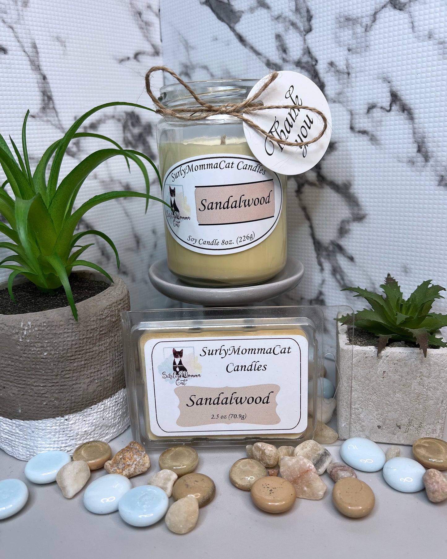 Sandalwood Candles and Wax Melts
