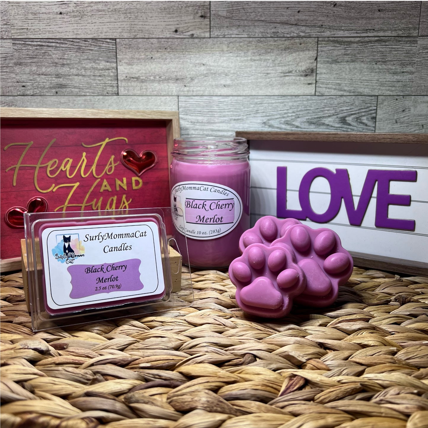 Black Cherry Merlot Candles and Wax Melts