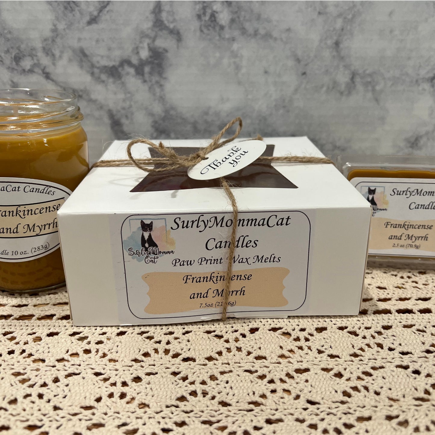 Frankincence and Myrrh Candles and Wax Melts