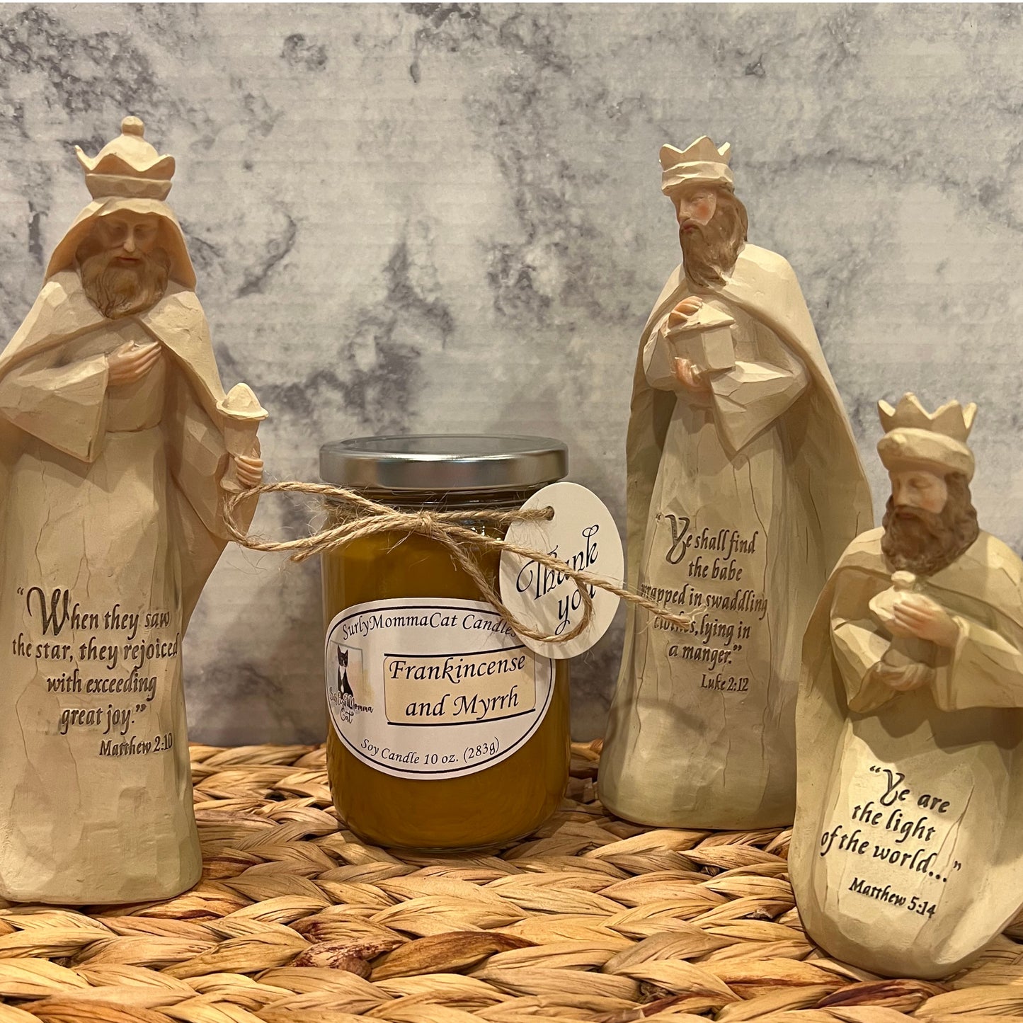 Frankincence and Myrrh Candles and Wax Melts