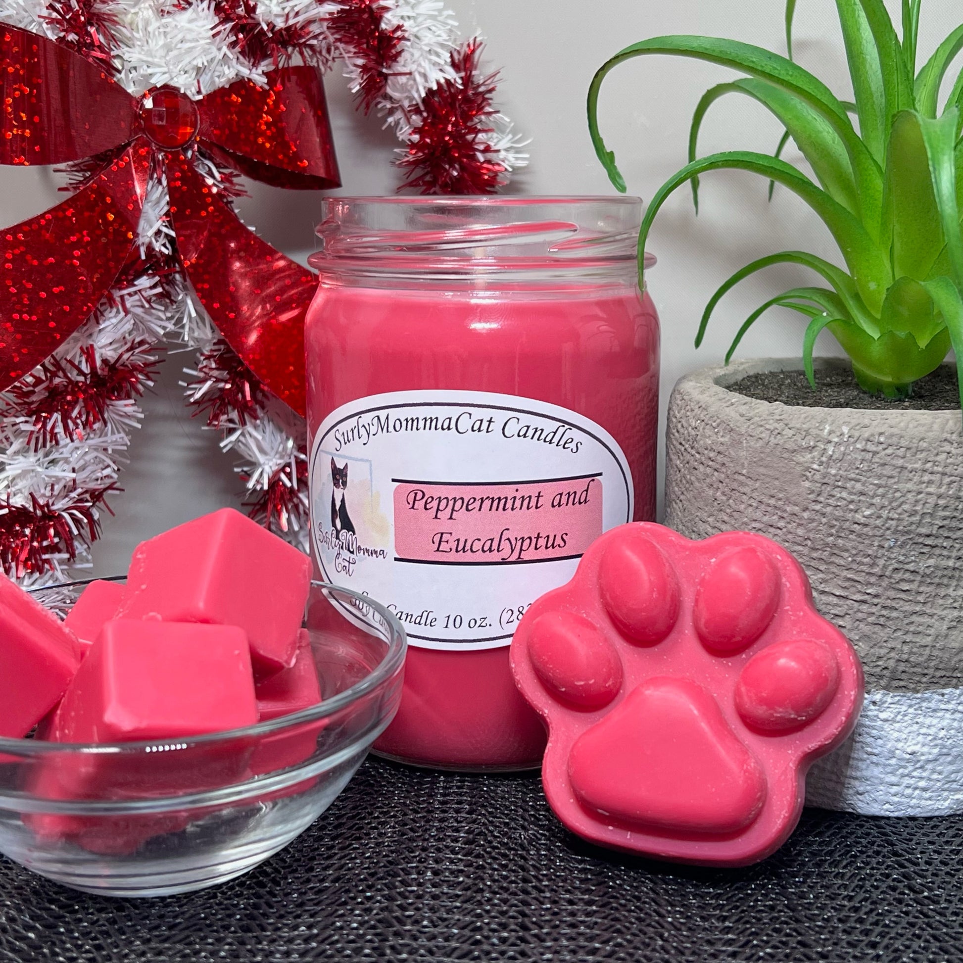 Peppermint and Eucalyptus Candles and Wax Melts – SurlyMommaCat